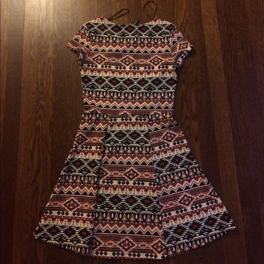 H&M Quilted Skater Dress - size 4